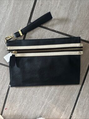 Big Buddha Black large wristlet